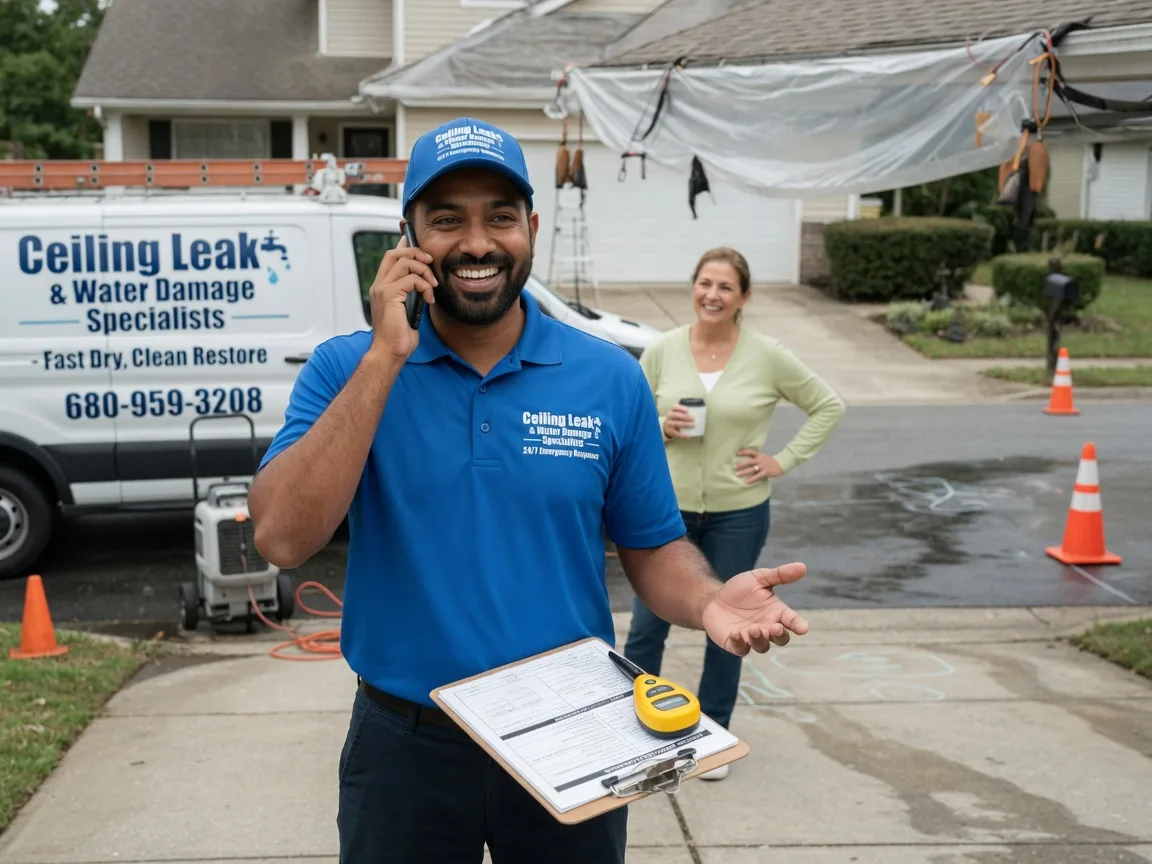 Ceiling Leak Cleanup Chelsea, IA FAQs